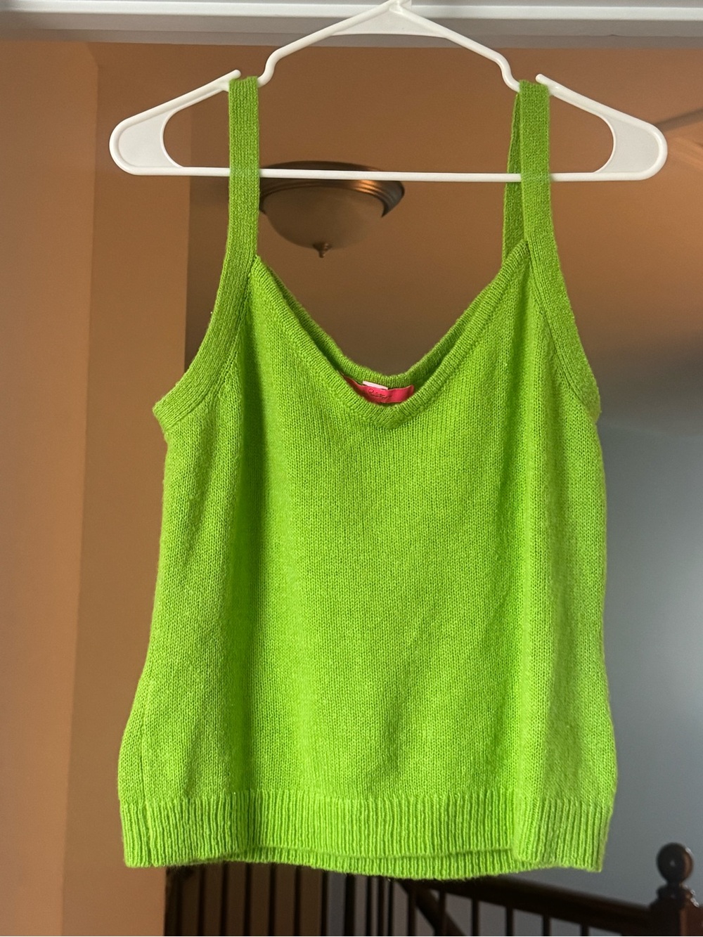 Lilly Pulitzer Neon Lime Knit Tank Top